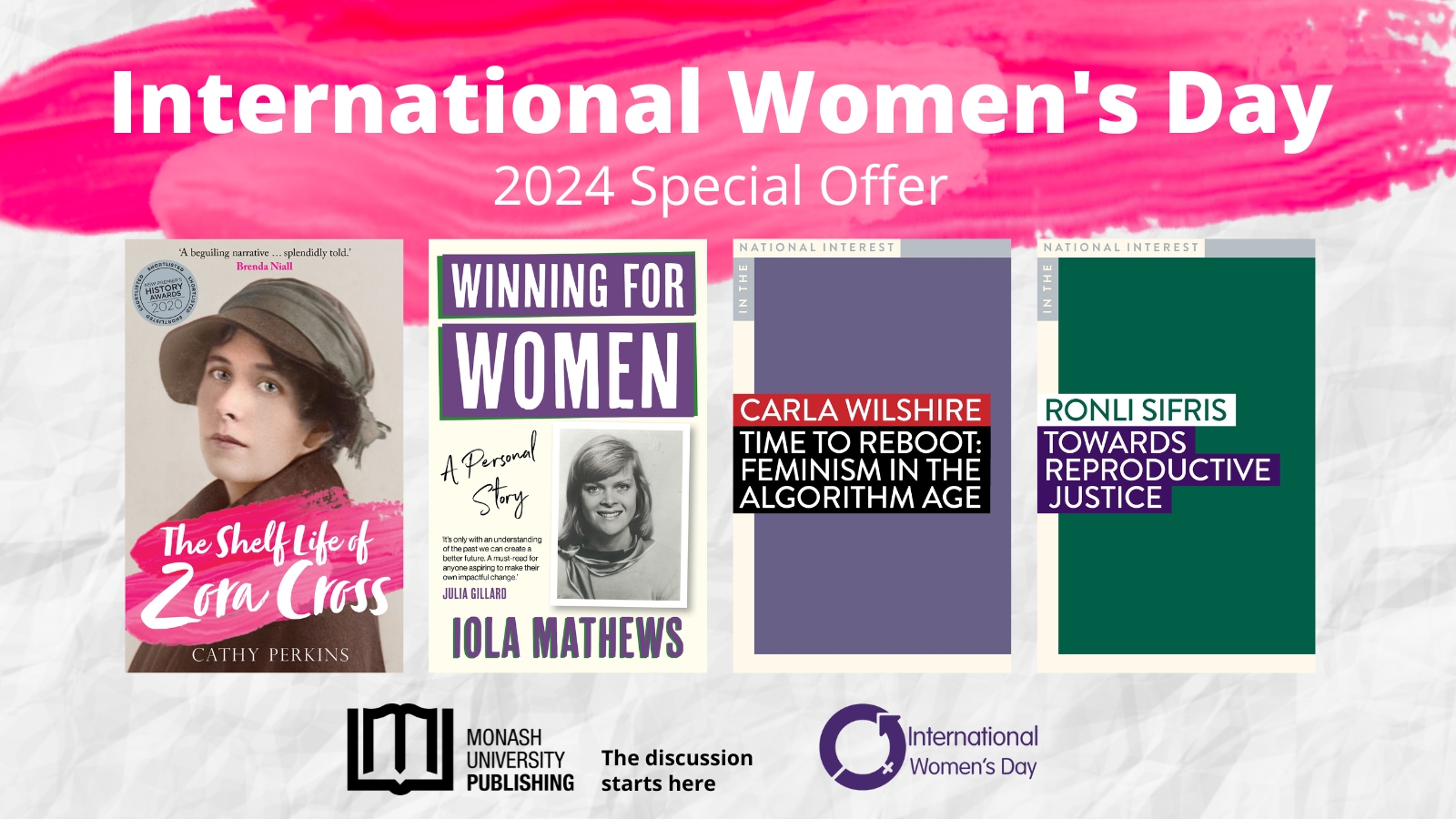 International Women's Day 2024 Special Offer – Monash University